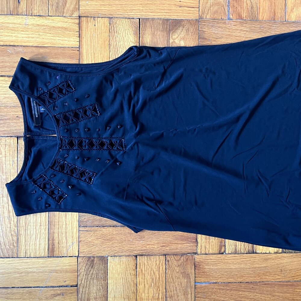 BCBG Beaded Sleeveless Top